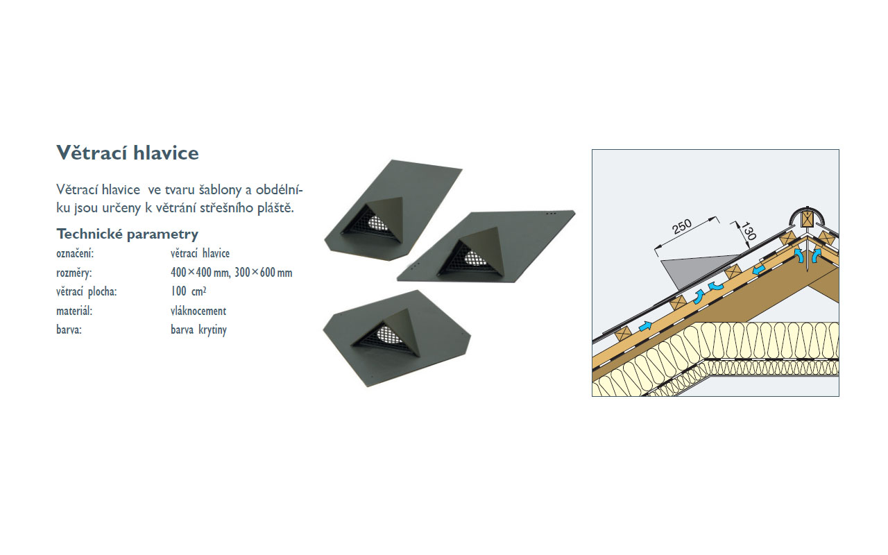 Vtrac hlavice Oriko - obdlnk - ablona - rhombus